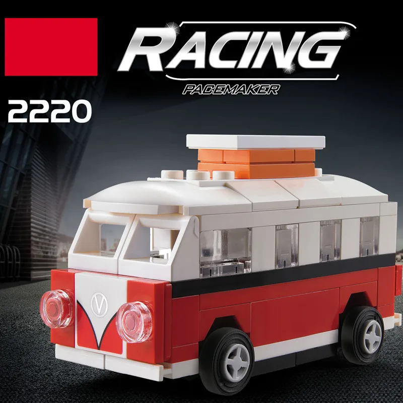 

DECOOL 2220-2223 Small Classic Car Assembly Toy T1 Van Beetle Cooper Children Exercise Hands-on Ability To Assemble Model Toys