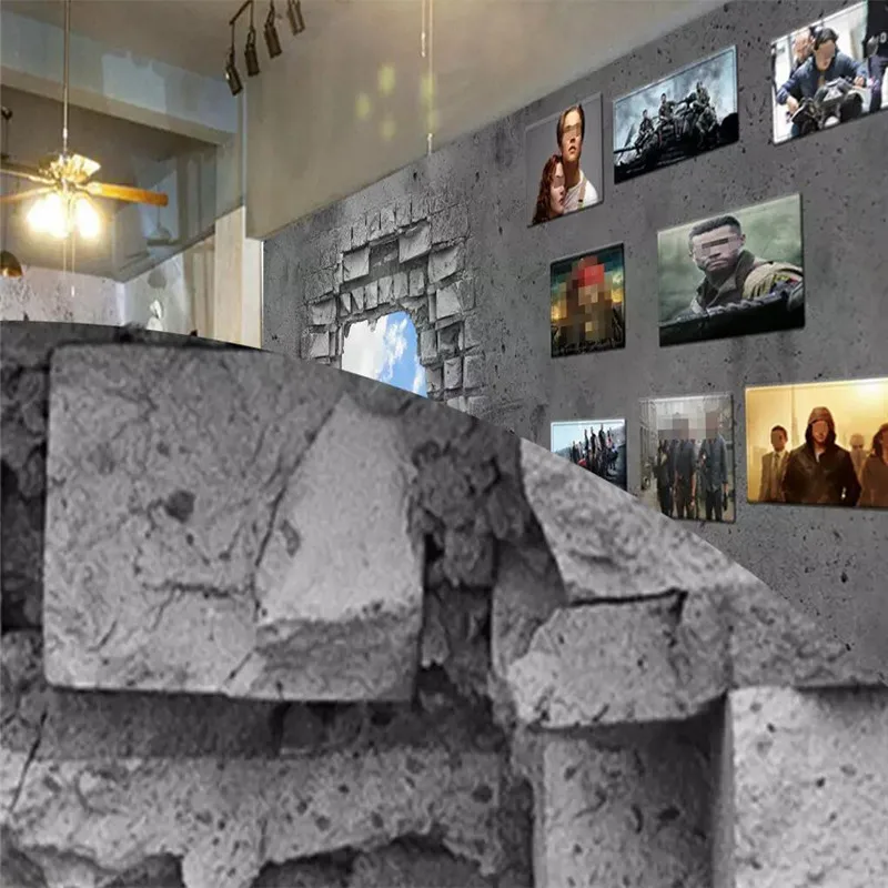 Nostalgic broken wall bedroom cafe West background wall professional production mural wholesale wallpaper mural (to map custom) Nostalgic broken wall bedroom cafe West background wall professional production mural wholesale wallpaper mural (to map custom)