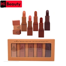 5 шт./компл. pnf образец Размеры длительный бархат Водонепроницаемый Пигмент матовый тыквы Губная Помада Увлажняющий Бальзамы для губ Comestic Макияж