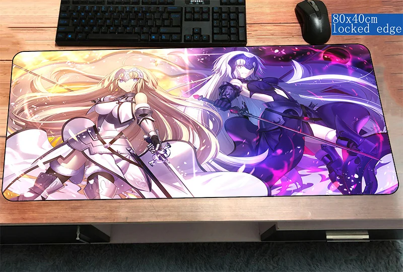 fate grand order mousepad gamer cute 800x400x3mm gaming mouse pad desk notebook pc accessories laptop padmouse ergonomic mat - Цвет: Size 800x400x3mm