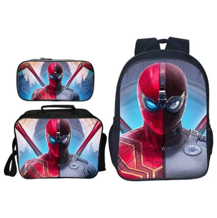 

3Pcs/Set Cartoon Hero Venom Kids Baby School Bags Spiderman Children Backpacks for Boys Schoolbag New Arrivals Student Bookbag