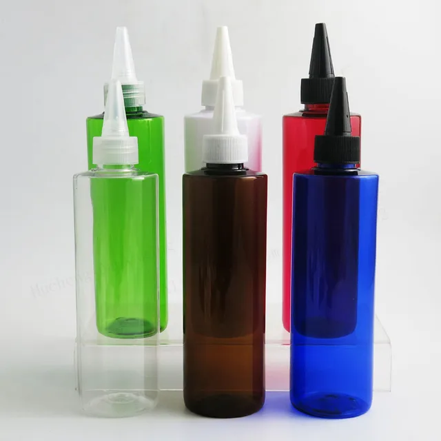 20 x 250ml Refillable Twist vape bottle Plastic Bottles squeezable