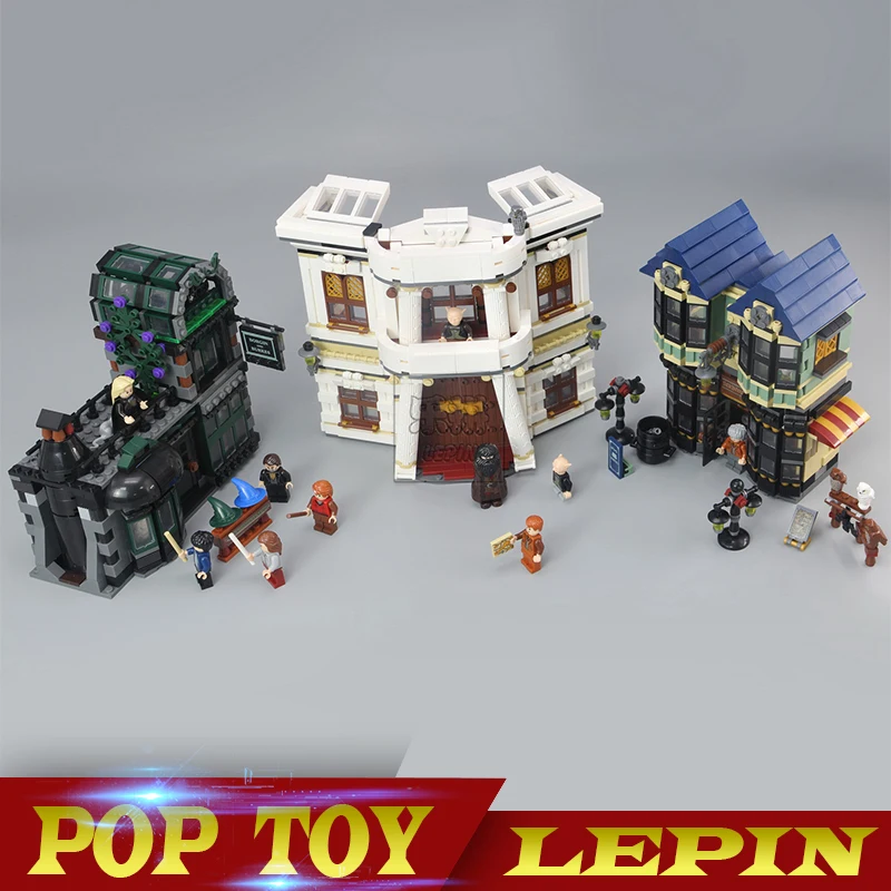 

LEPIN 16012 2025Pcs Magic Word Diagon Alley Set Educational Building Blocks Bricks Model Toy Gift 10217