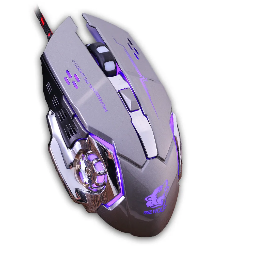 

OMESHIN Wired LED Light 4000DPI Optical Usb Pro Gamer Gaming Mouse Gamer Wired Computer Mause Mice For LED Mouse Dropshipping