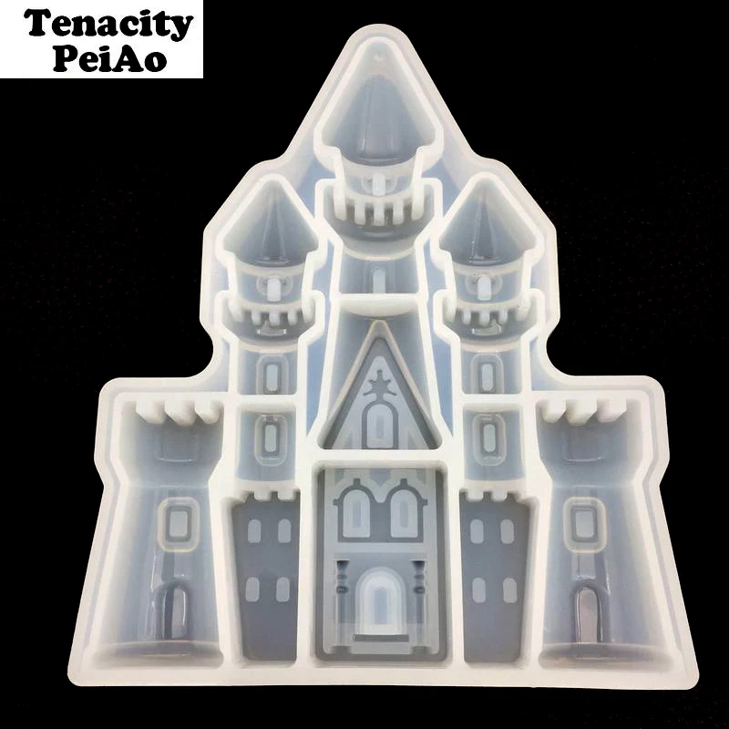 

DiySilicone Molds Uv Resin Molds Epoxy Castle Mould Decoration Jewelry Tools