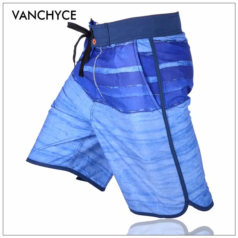 

VANCHYCE Print Shorts Men Beach Shorts Men Bermuda Short Quick Dry Silver Mens Boardshorts Board Shorts Brand Swimwear Men