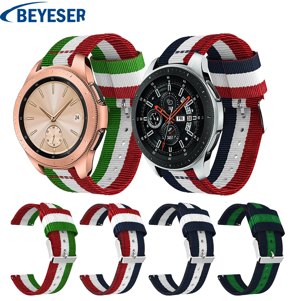

Sport Nylon Replacement strap For Samsung Galaxy Watch 46mm Bracelet Wrist strap watchband for Huami Amazfit Stratos 2 Band