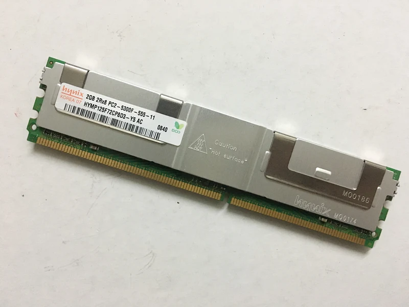 Серверная память для Hynix 2 Гб 2RX8 DDR2 FBD ECC 667 МГц PC2-5300F FB-DIMM ОЗУ восемь