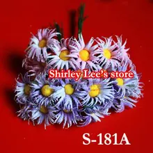 120 пучков = 1440 шт красивые ручной работы мини Подсолнух, смешанные 2 разных цвета( экспресс