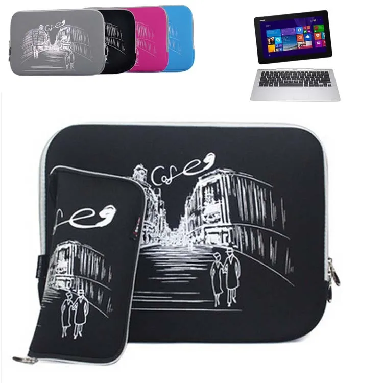 

Slim Neoprene Sleeve Protective Skin Laptop Bag Computer Case Cover for ASUS Transformer Book T200TA T200/ Trio TX201LA 11.6''