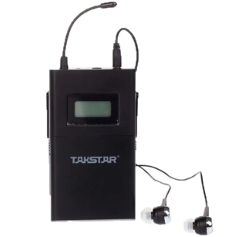 

Takstar wpm-200 In-Ear Wireless stage monitoring Receiver with Earphone , only Receiver + earphone [ Not Include Transmitter ]