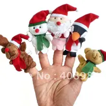 Горячая Рождественская кукла в виде животного, игрушка в виде пальца, детские куклы/игрушки 24% скидка