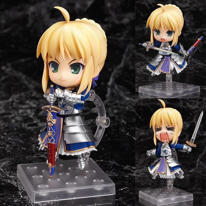 

Fate Stay Night 121# cartoon model figure saber FATE/ZERO Movable Nendoroid collection anime decoration toy gifts boxed T7448