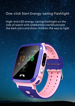 

Y39 KIDS Security Smart Watch SIM Card SOS Alarm Phone Call Reminder Color Touch LBS Anti- Lost Bracelet watch for IOS Androd