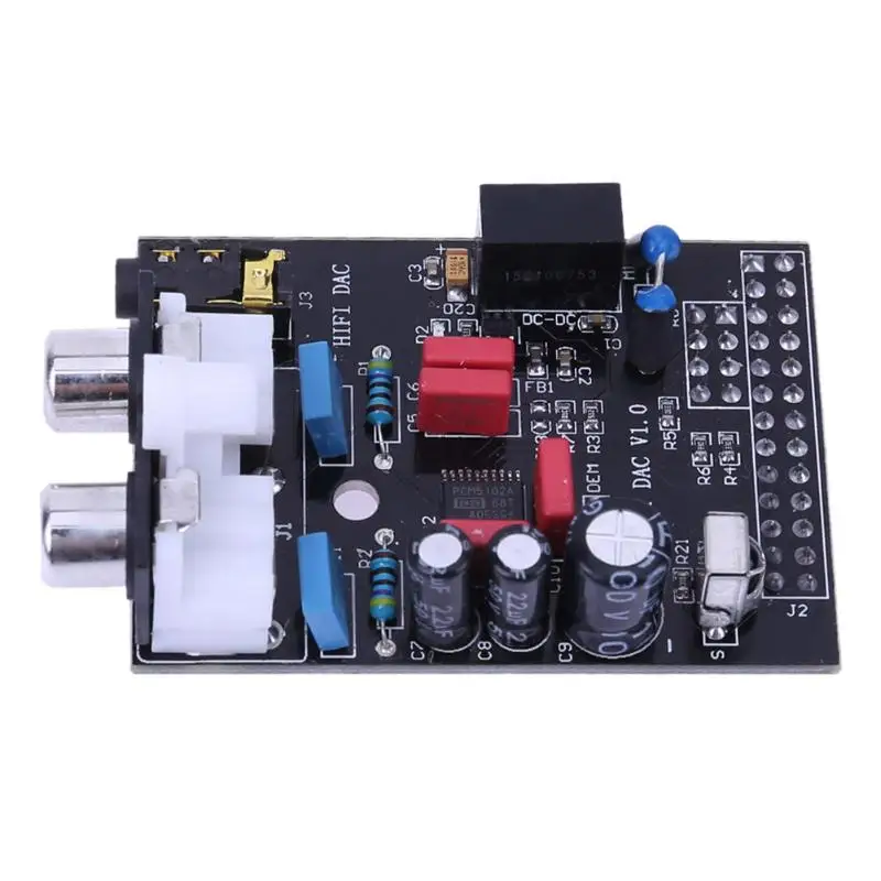 

1 pc HIFI DAC HIFI Sound Card High-end Digital Chip For Raspberry Pi B Version