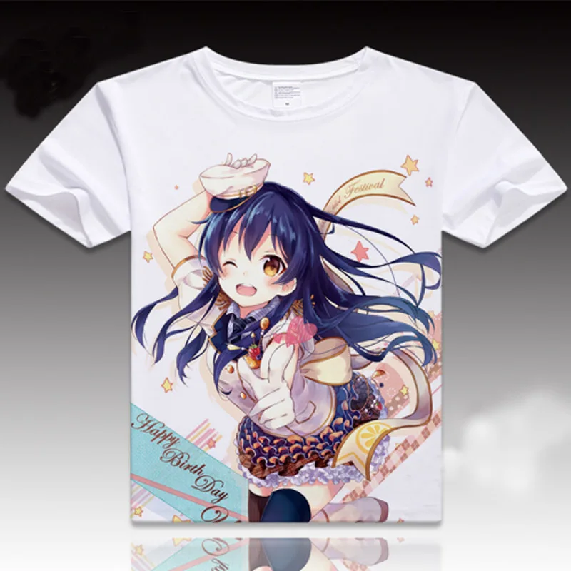 Футболка Love Live аниме lovelive Kousaka Honoka косплей футболка модные мужские и женские топы