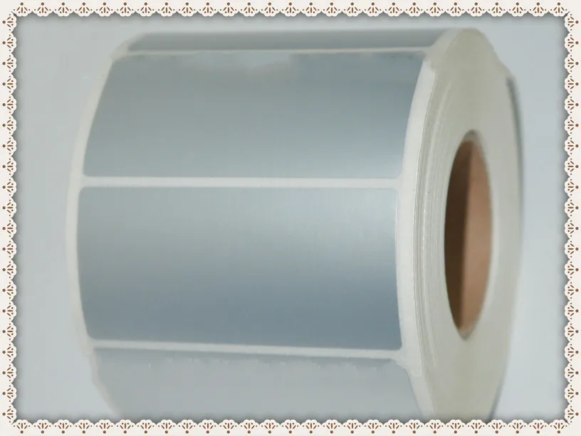 

Manufacturer directly shipped 60*35*1000 waterproof high temperature label silver paper bar code sticker for printer