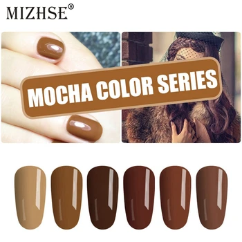 

MIZHSE 7ml Gel Nail Polish 2019 Hot Lakiery Hybrydowe Vernis Semi Permanant UV LED Enamels Gellak Vernis Nail Hybrids Gel UV