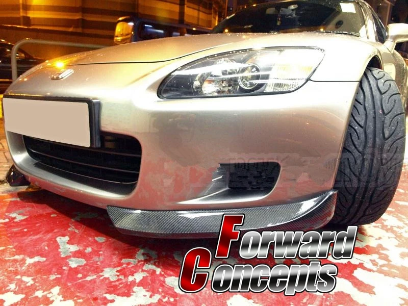 

CARBON FIBER 00-03 S2000 AP1 BODY KIT FRONT BUMPER LIP CANARDS SPLITTERS
