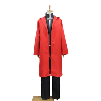 

Anime Fullmetal Alchemist Cosplay Costume Edward Elric Red Cloak Jacket/Coat/Cloak/Trench Cosplay Clothes For Adult