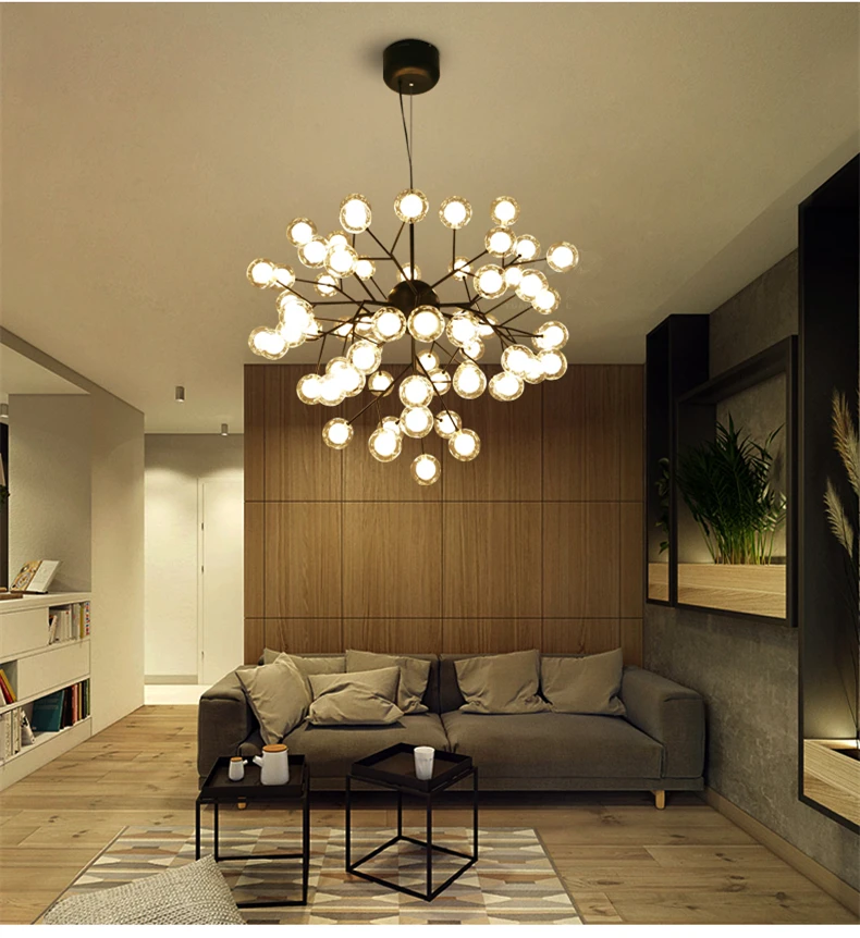 Современные двойные стеклянные абажуры G4 светодиодные подвесные лампы, подвесные светильники для гостиной, подвесные лампы