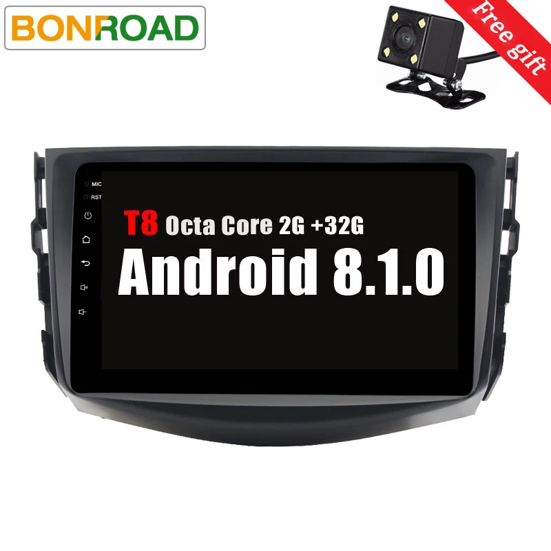 

Bonroad Double Din Android 8.1.0 Octa Core Car Multimedia Player For TOYOTA RAV4 Car Radio Stereo, DVD Player GPS Navigation