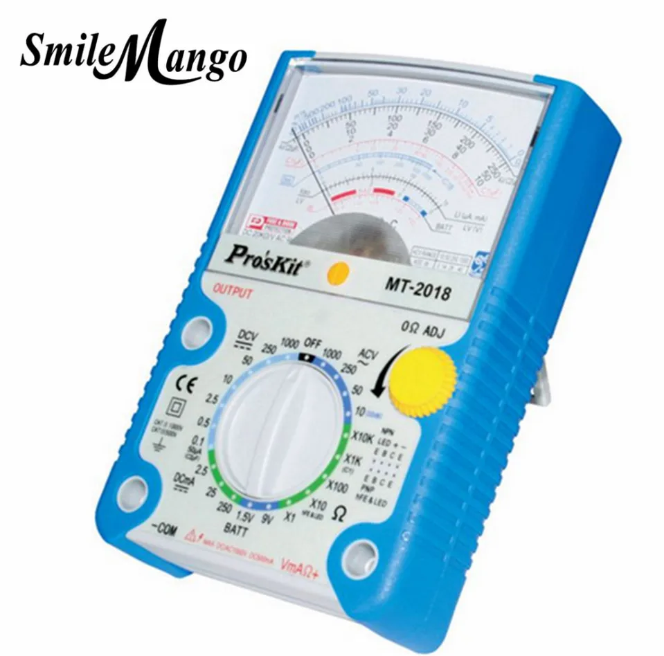 

SellingProsKit MT-2018 Protective Function Analog Multimeter Safety Standard Professional Ohm Test Meter Tester Analog