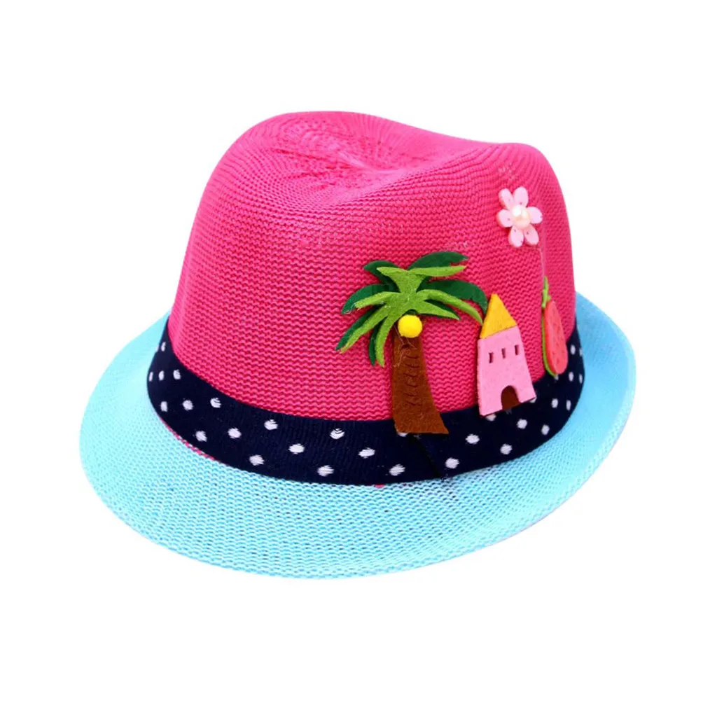 Cute Hat Summer Baby Fashion Cartoon Children Casual Breathable Hat Straw Hat Kids Hat Boy Girls Hat Cap czapki dla dzieci