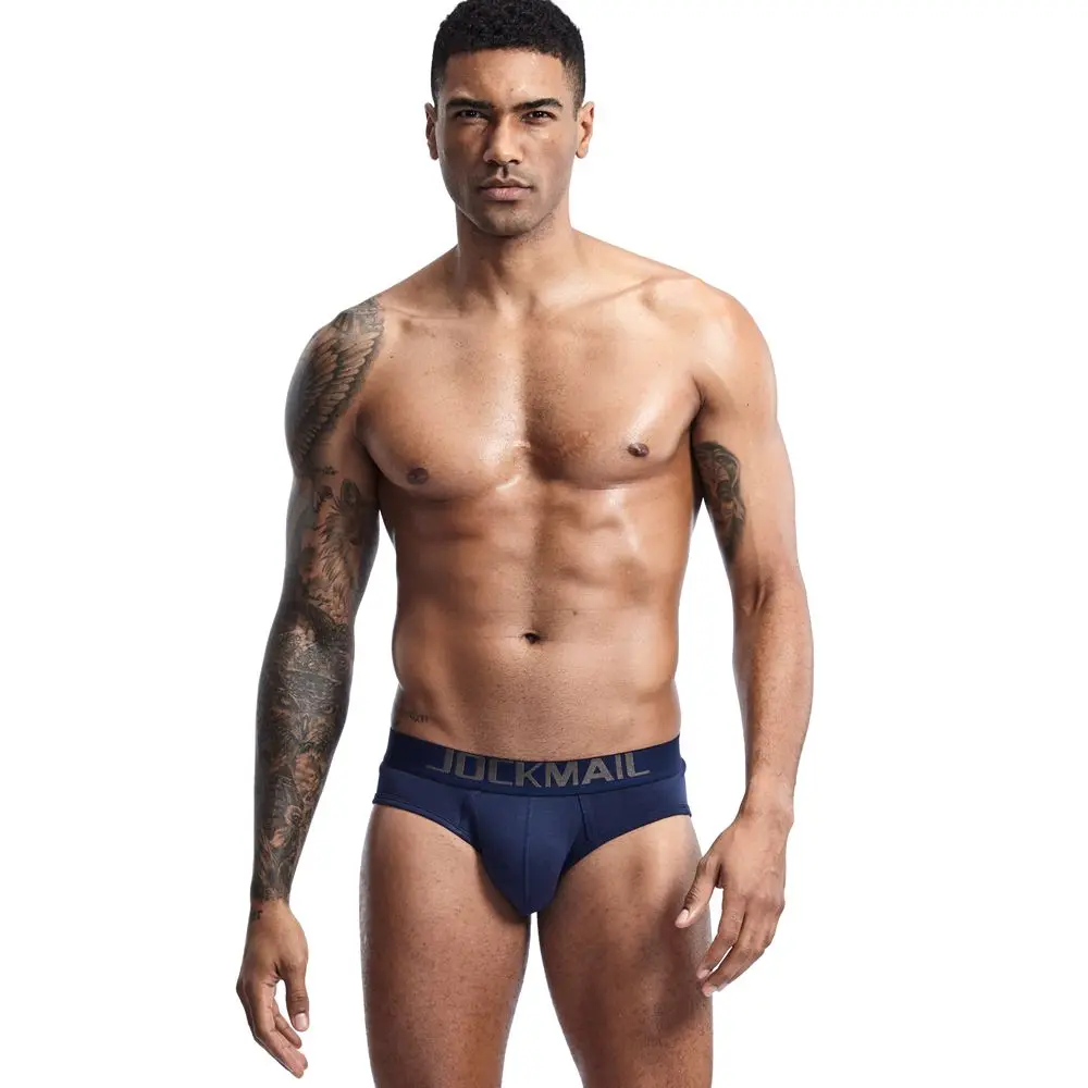 JOCKMAIL high quality Brand Men Underwear Breathable Sexy Mens Briefs Underpants Cotton Comfortable Cueca Male Panties Shorts designer boxer briefs