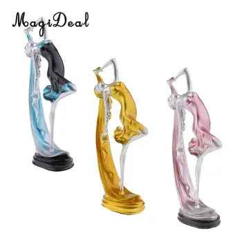 

MagiDeal Ballerina Figurine Statues Elegant Dance Girl Sculpt Home Table Ornaments