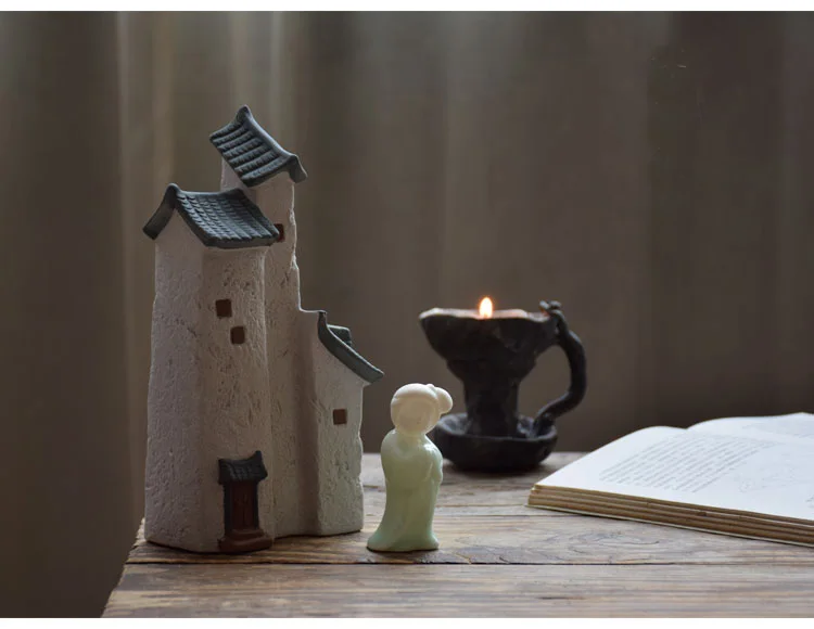 Открытым чай питомец кролик миниатюрные украшения Керамические кунг-фу чайный набор чай лоток аксессуары журнальный столик дома украшения керамические украшения