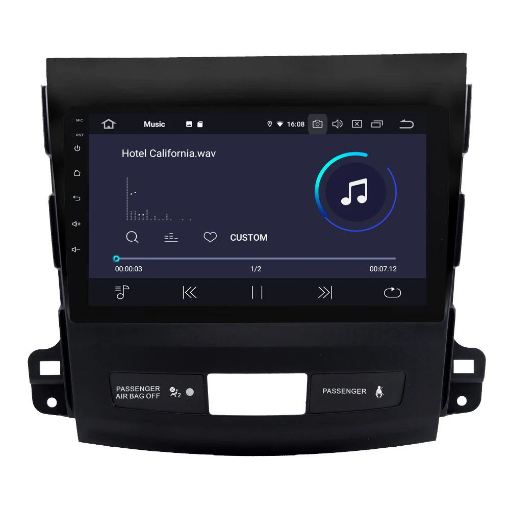 Discount RoverOne For Mitsubishi Outlander 2007 - 2011 Android 9.0 Autoradio Car Multimedia Player Radio GPS Navigation Head Unit NO DVD 2