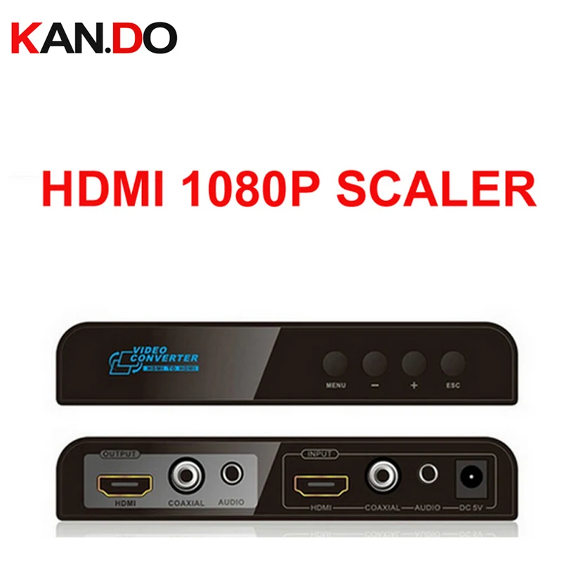 323 коаксиальный HDMI к HDMI Scaler w/вниз и вверх Масштабирование funtion coaxia и стерео аудио выход HDMI аудио смесь адаптер