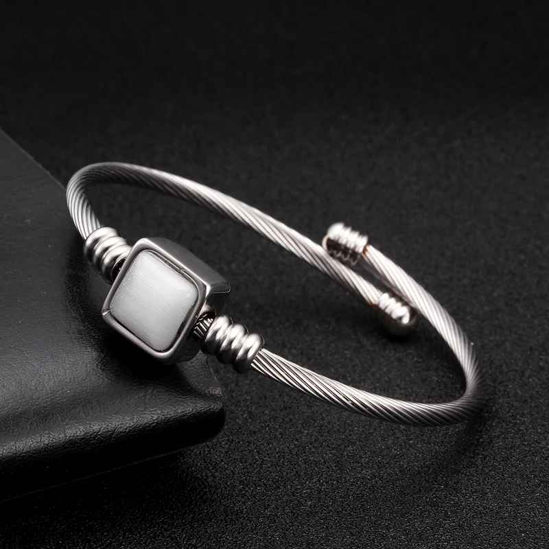 women Men charm Crystal Bangles (4)