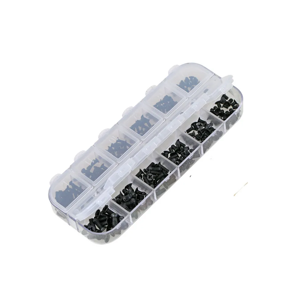 

Wholesale 1 Box 240pcs General Screw Electronic Digital Small Screw Set Repairing Household Appliances M2 M2.5 M3 3~10mm Long