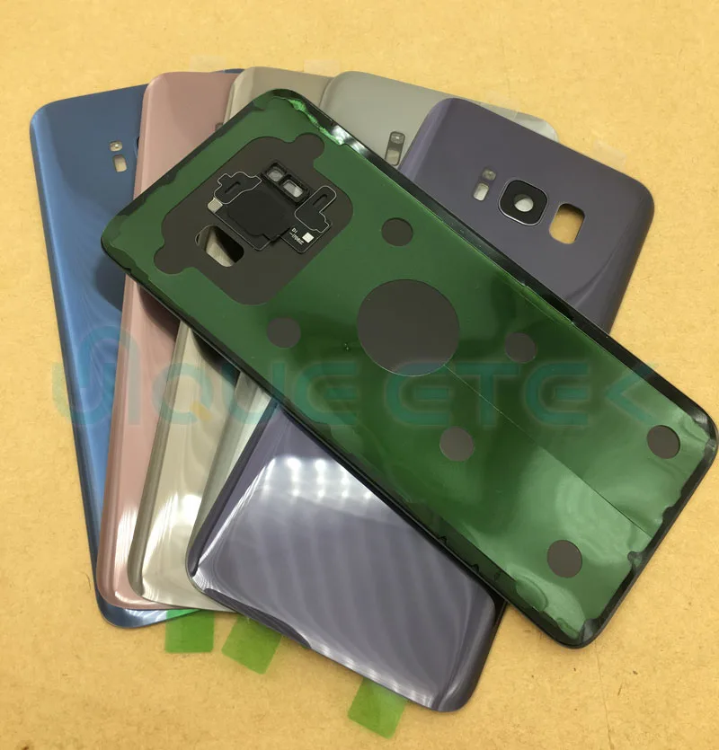 

Battery Cover For Samsung Galaxy S8+ Back Glass SM-G955F SM-G955FD G955F S8+ S8 Plus Rear Case Glass Housing + Camera Lens