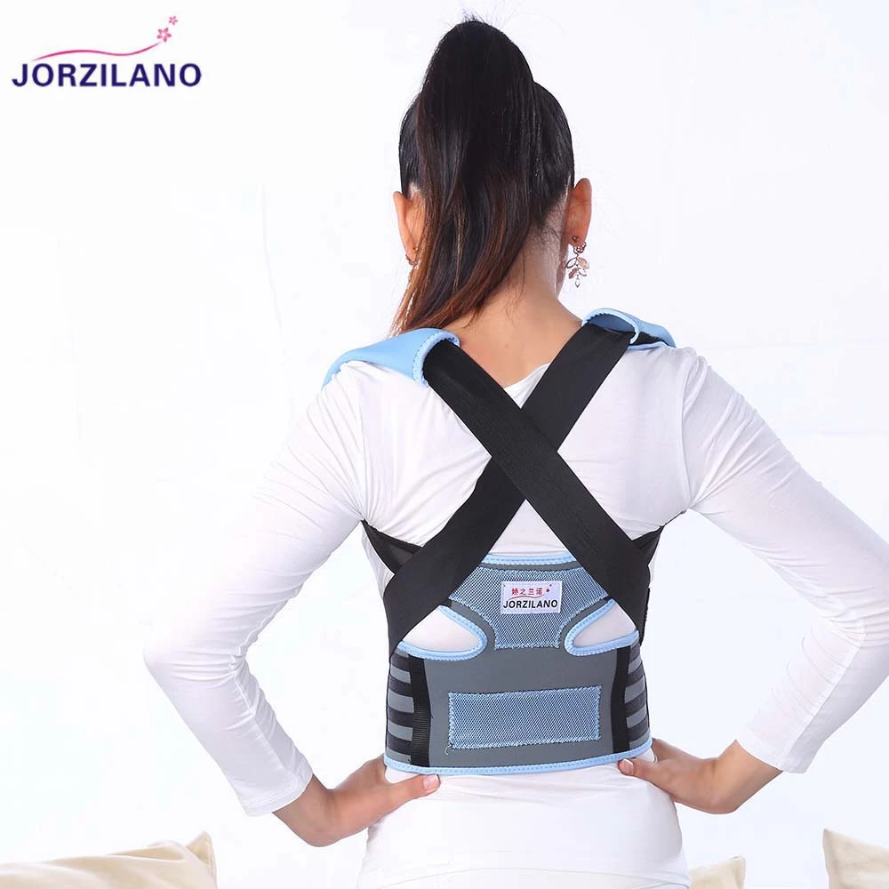 

JORZILANO Posture Belt and Back Curve Corset Posture Corrector Band Shaping Adjustable Belt Back Pain Release Lumbar Belt Brace