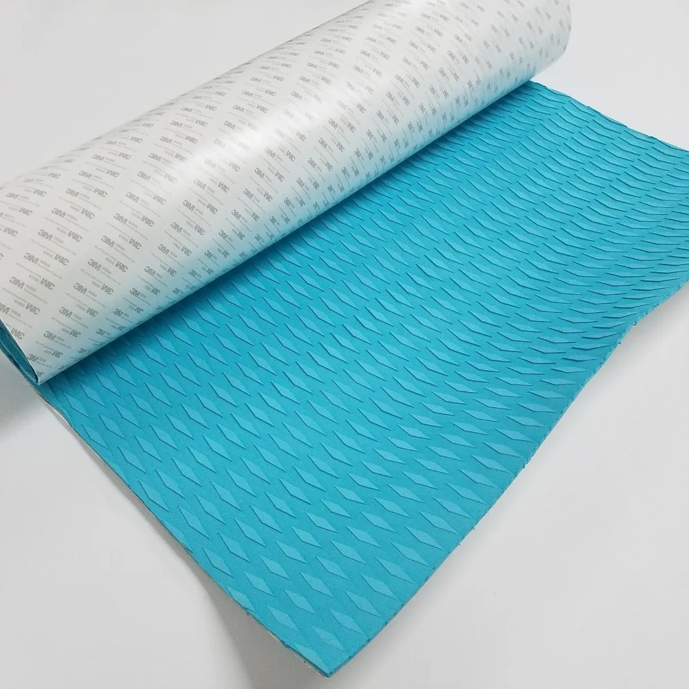 EVA Foam Blue Diamond Grip Decking Sheet SUP SURF Boat Yacht With 3M Adhesive in Marine