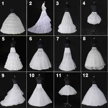 Белые 6 нижние юбки с фижмами для кринолин для свадебного платья Нижняя юбка свадебные по дешевой цене аксессуары для бального платья Brial