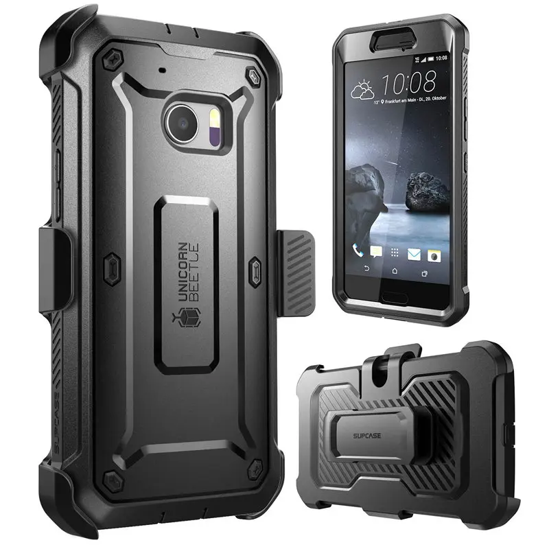 

SUPCASE For HTC 10 Case UB Pro Full-Body Rugged Holster Clip Cover with Built-in Screen Protector For HTC 10 Case (2016 Release)