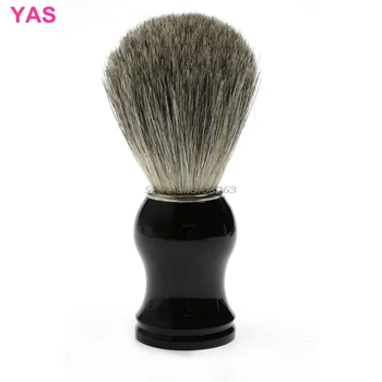 

New ABS Handle Men Shaving Beard Brush Badger Hair Shave Black Razor Barber Tool #Y207E# Hot Sale