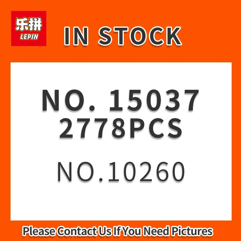 

In Stock Lepin 15037 The Downtown Diner Compatible 10260 2778Pcs LegoINGlys Model Building Blocks Bricks Modular Set Gift Toys