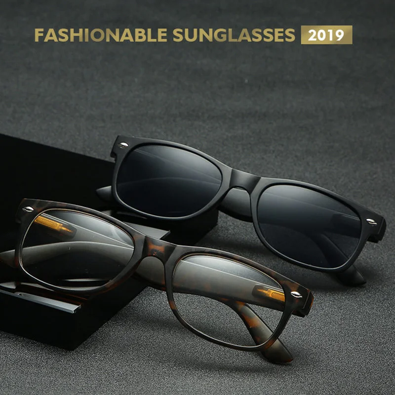Iboode сверхлегкие Мужские квадратные очки для чтения, женские солнцезащитные очки для пресбиопии, новинка, классические очки с прозрачными линзами+ 1 1,5 2 2,5 3
