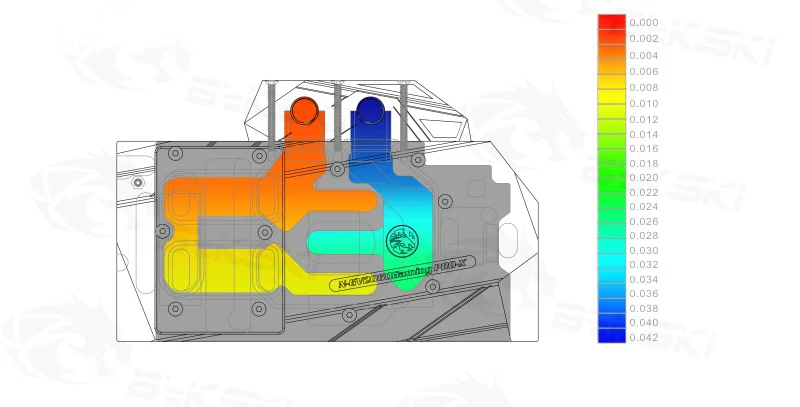  Bykski Copper Block use for Gigabyte RTX2060 Gaming OC PRO 6G Rev 2.0 / 12V RGB / 5V A-RGB Cooler R