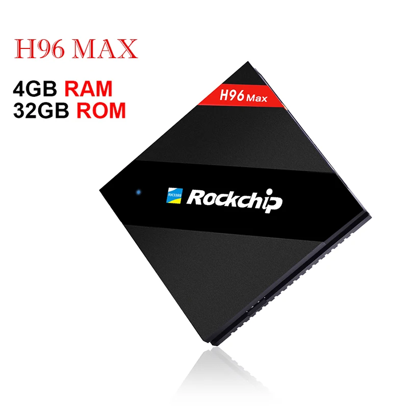 

H96 Max 4GB/32GB Rockchip RK3399 Six Core Android 7.1 TV Box 2.4G/5G Dual WiFi AP6255 4K*2K USB3.0 Type-c Media player