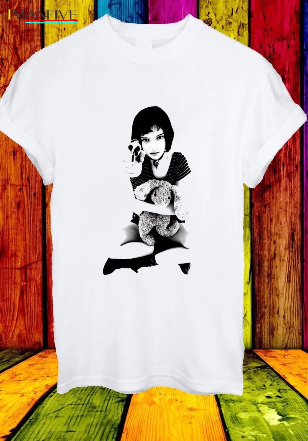 

New Summer Style Leon Matilda The Professional Jean Reno Movie Film Men Unisex T-shirt 755