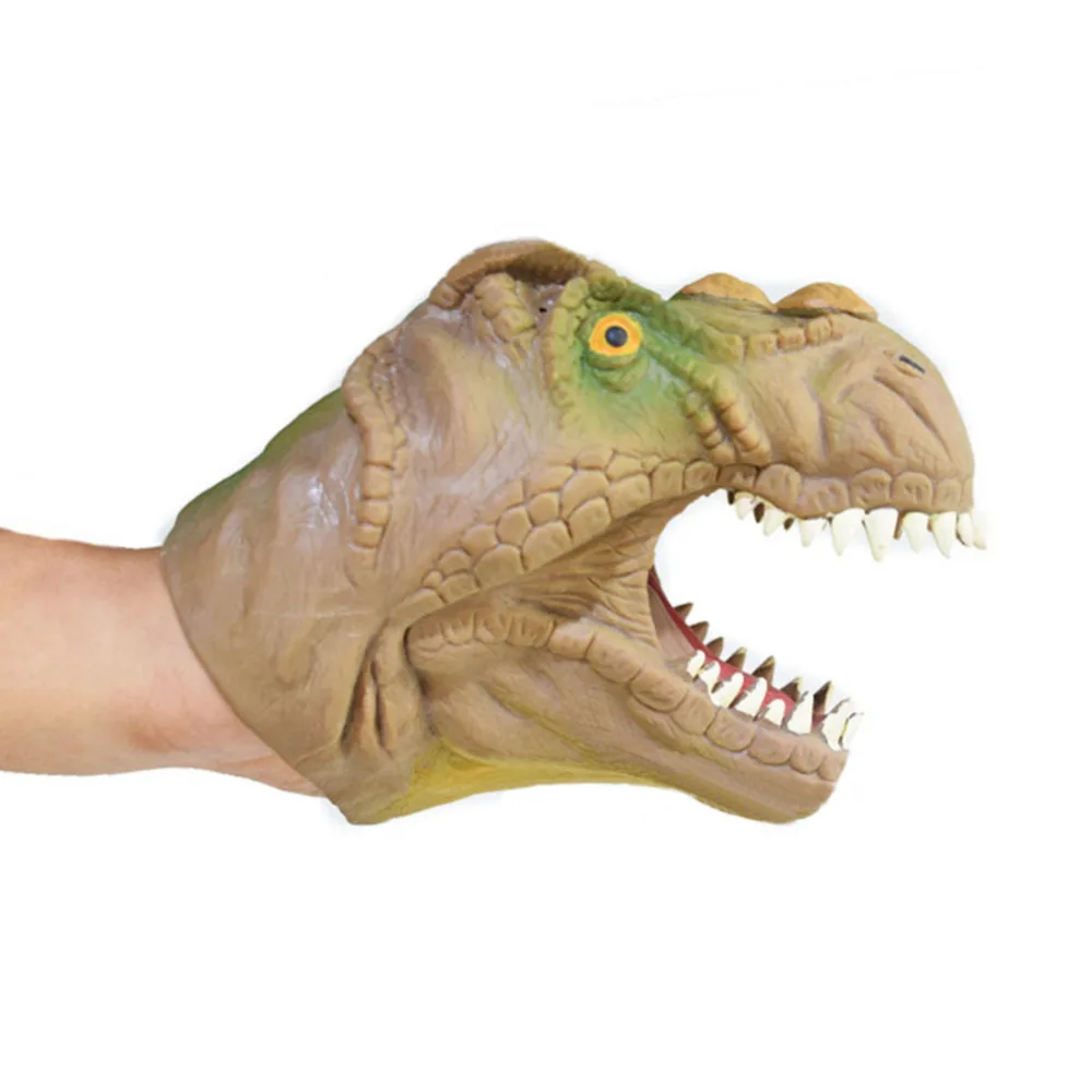 Realistic-Tyrannosaurus-Dinosaur-Soft-Hand-Puppet-Interactive-Toy-Kids-Gift