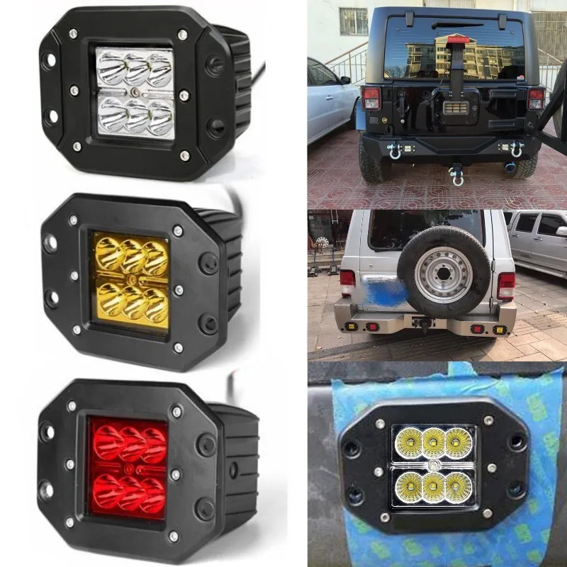 

Waterproof led work light Car DRL driving fog light Offroad 4x4 truck Rear Third brake Reverse Backup tail light for JEEP SUV