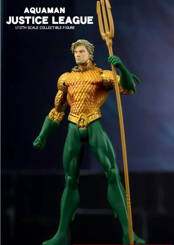 DC Universe Xmas gift Arthur Curry Aquaman Play Arts Kai PVC Figure
