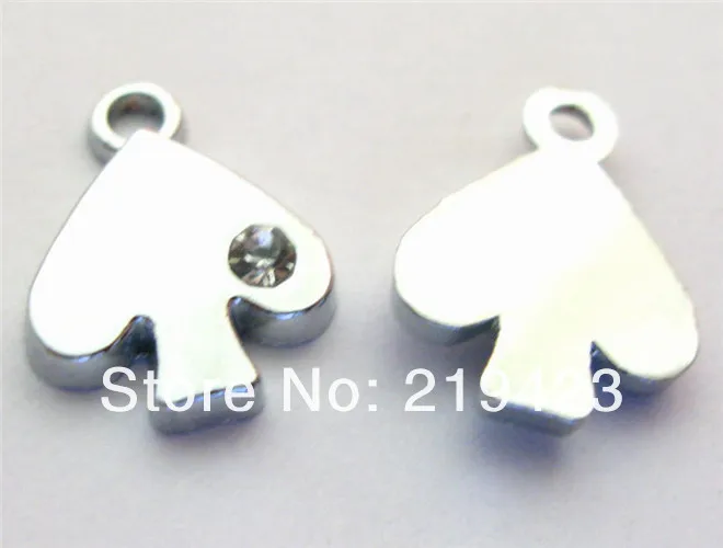 50pcs SH140 Heart 15x11mm Zinc alloy DIY Hang Charms Pendands Jewelry accessories Fit cellphone